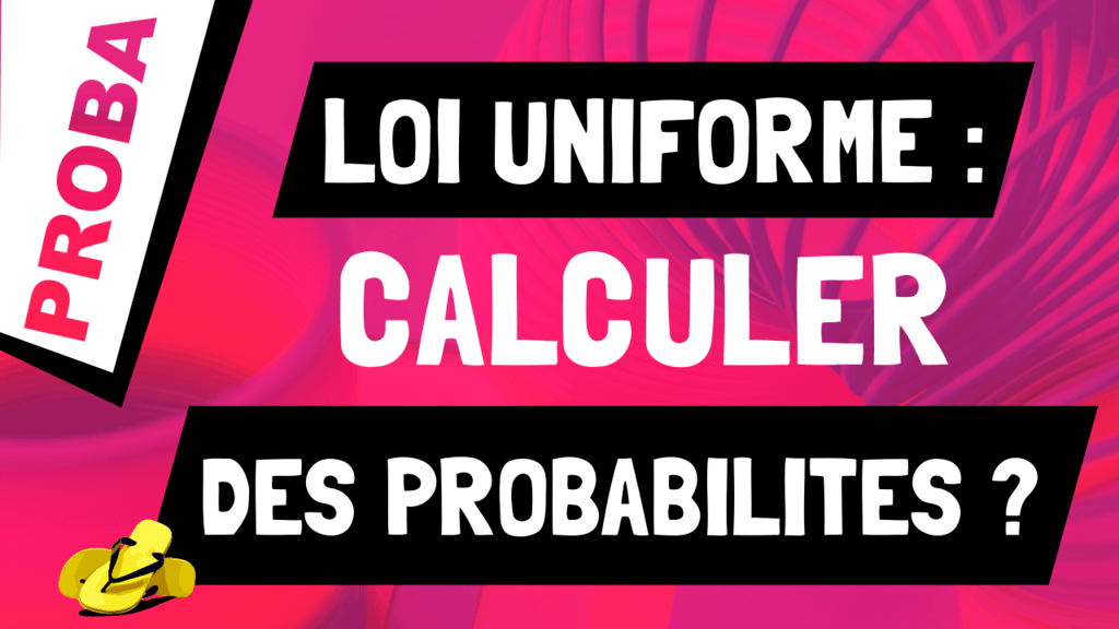 Comment calculer la probabilité d'une variable qui suit une loi uniforme ?
