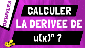 Comment retrouver et calculer la dérivée de u(x) à l'exposant n ou u(x)^n ?