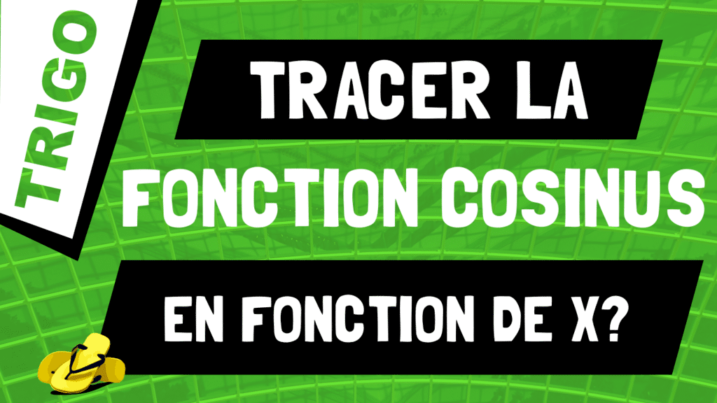 Comment tracer la fonction cosinus en fonction de x ?