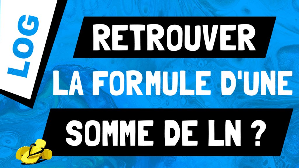 Comment retrouver la formule pour la somme de ln, ln(x)+ln(y) ?