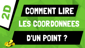 Comment lire les coordonnées d'un point dans un repère ?