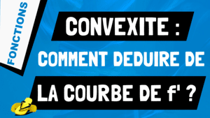 Comment dire si f convexe ou concave à partir de courbe représentative de sa dérivée f'