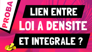 Comment visualiser le lien entre loi à densité et intégrale ?