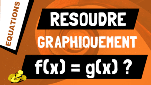 Comment résoudre graphiquement f(x) = g(x) ?