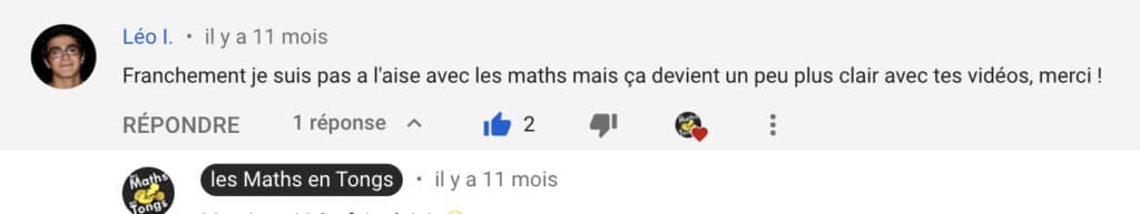 avis de Léo sur les Maths en Tongs